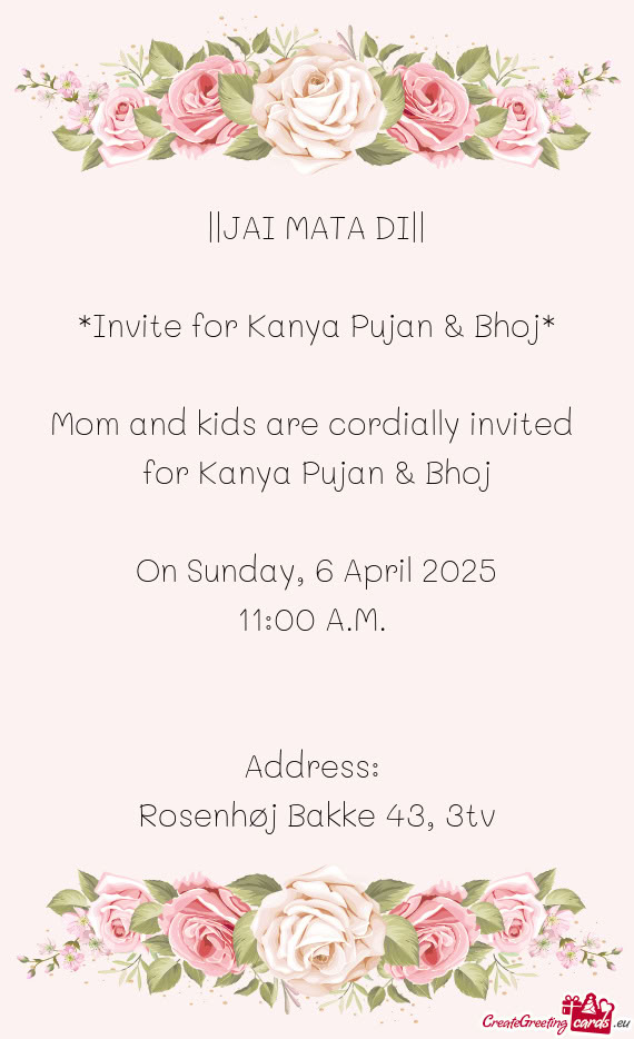 Mom and kids are cordially invited