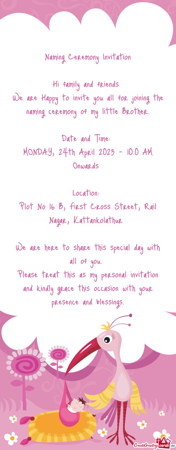 MONDAY, 24th April 2023 - 10.0 AM Onwards