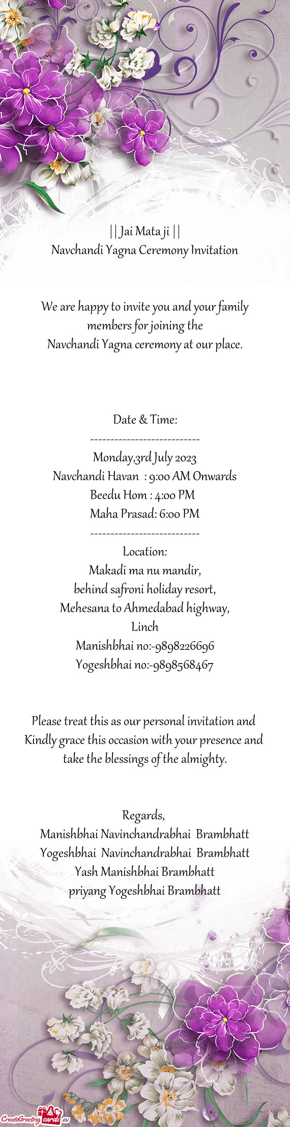 Monday,3rd July 2023