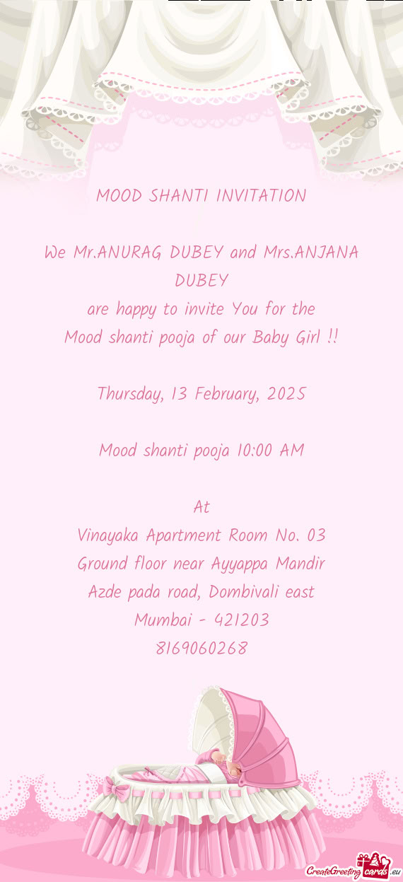 MOOD SHANTI INVITATION