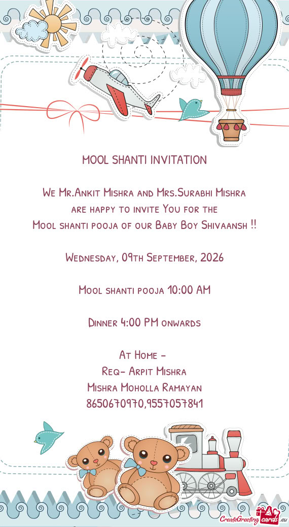 Mool shanti pooja of our Baby Boy Shivaansh