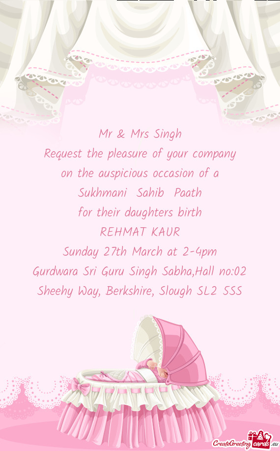 Mr & Mrs Singh