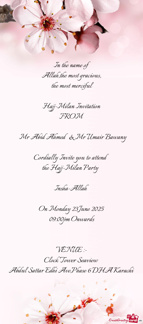 Mr Abid Ahmed & Mr Umair Bawany