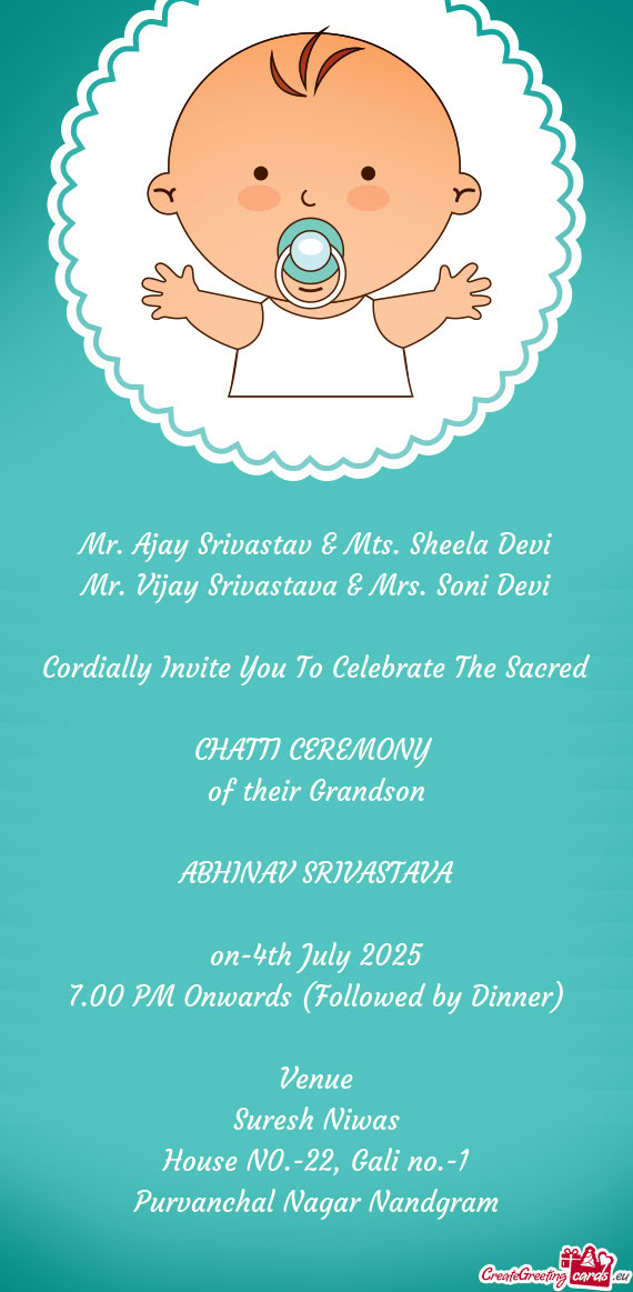 Mr. Ajay Srivastav & Mts. Sheela Devi