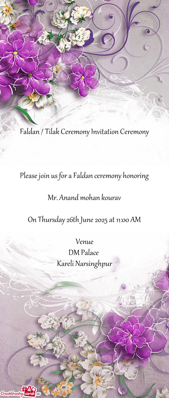 Mr. Anand mohan kourav