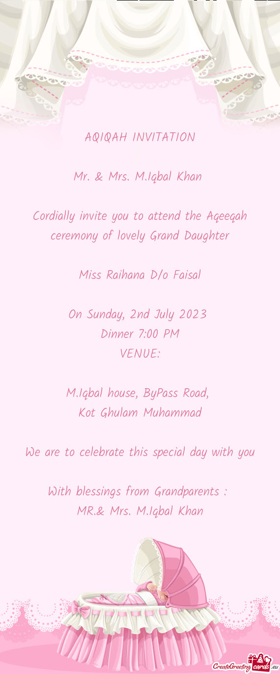 Mr. & Mrs. M.Iqbal Khan