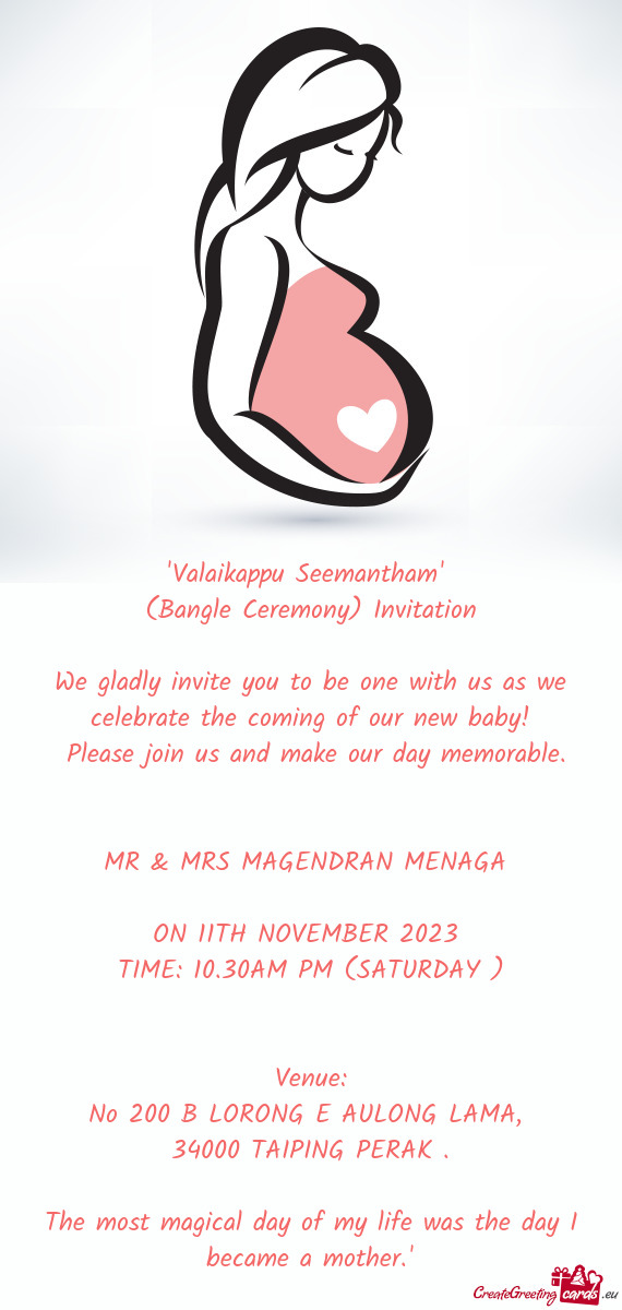 MR & MRS MAGENDRAN MENAGA