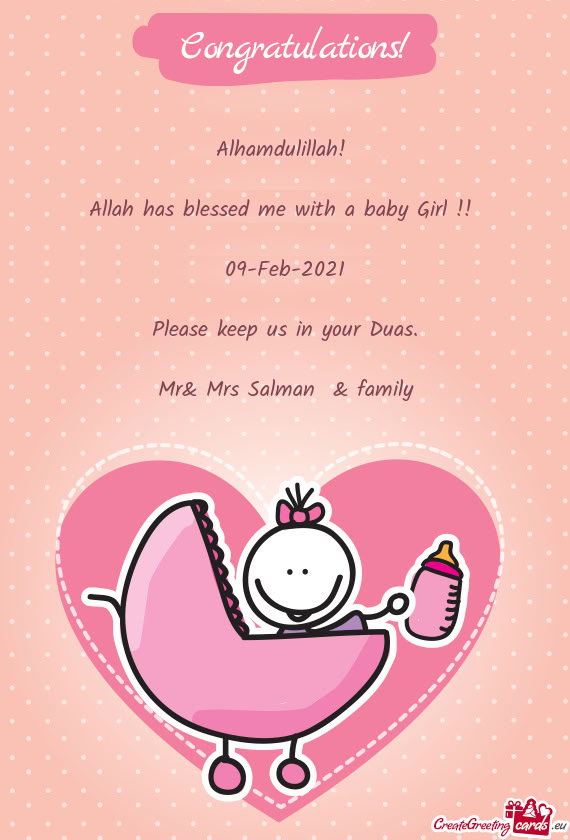 Mr& Mrs Salman & family