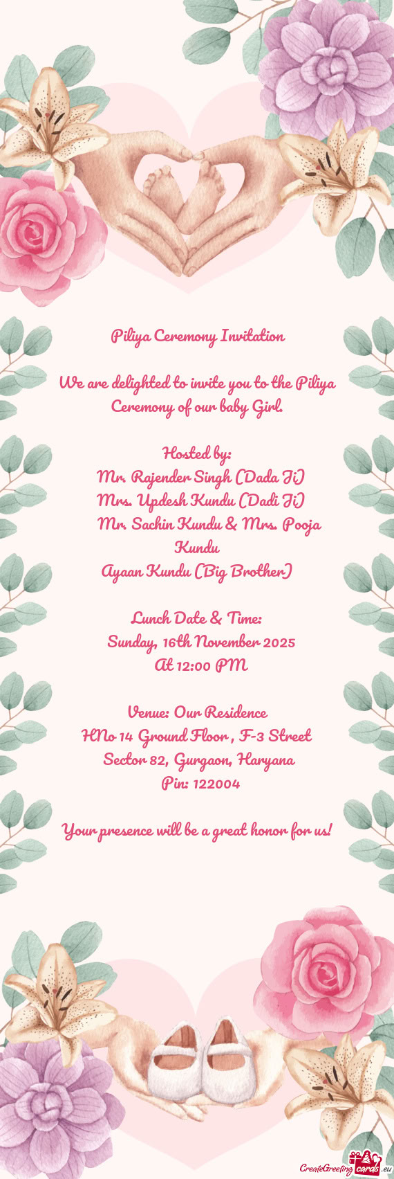 👨‍👩‍👦 Mr. Sachin Kundu & Mrs. Pooja Kundu