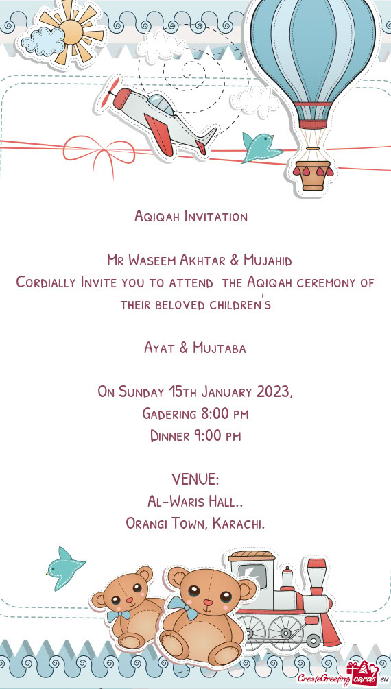 Mr Waseem Akhtar & Mujahid