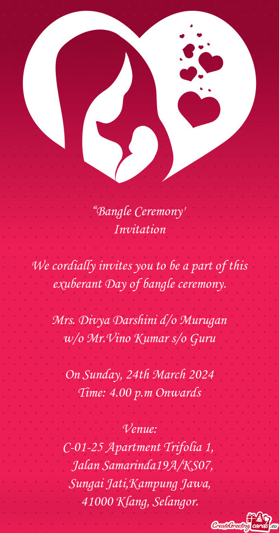 Mrs. Divya Darshini d/o Murugan