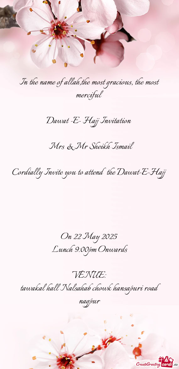 Mrs & Mr Sheikh Ismail