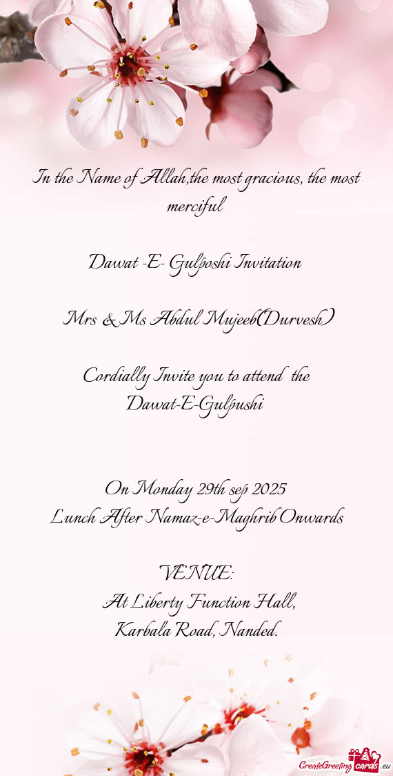 Mrs & Ms Abdul Mujeeb(Durvesh)