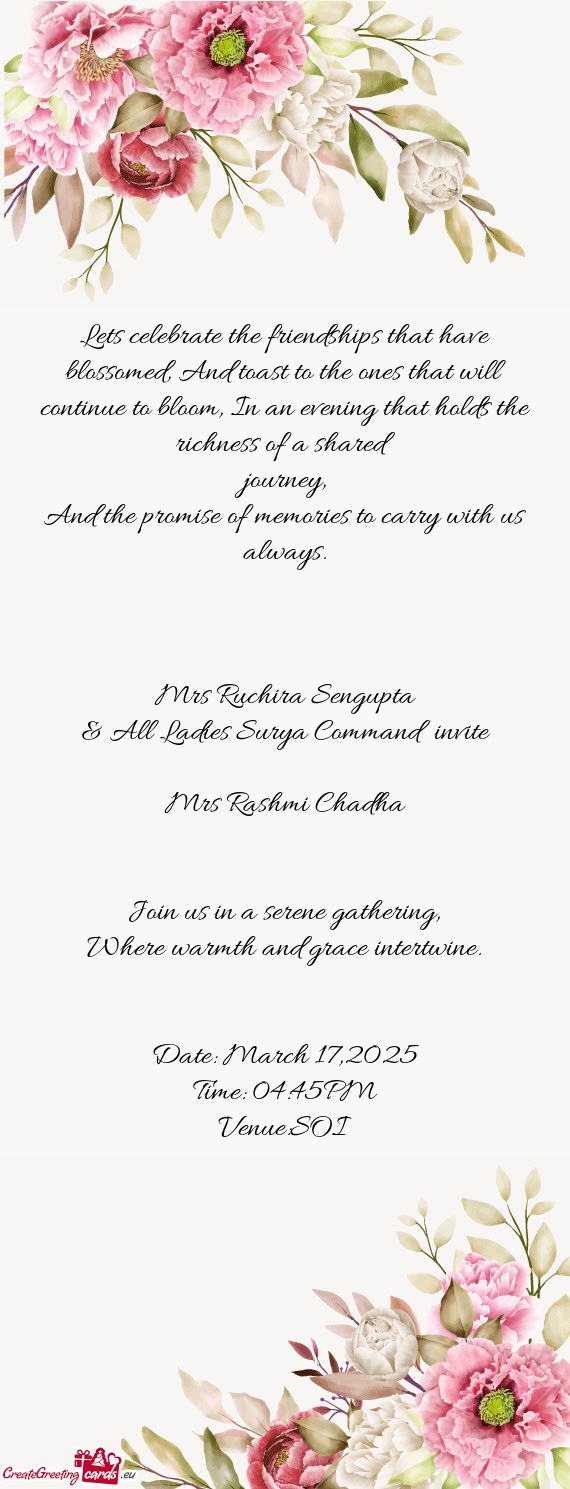 Mrs Ruchira Sengupta