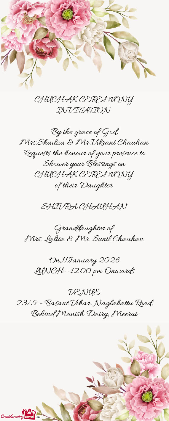 Mrs.Shailza & Mr.Vikrant Chauhan