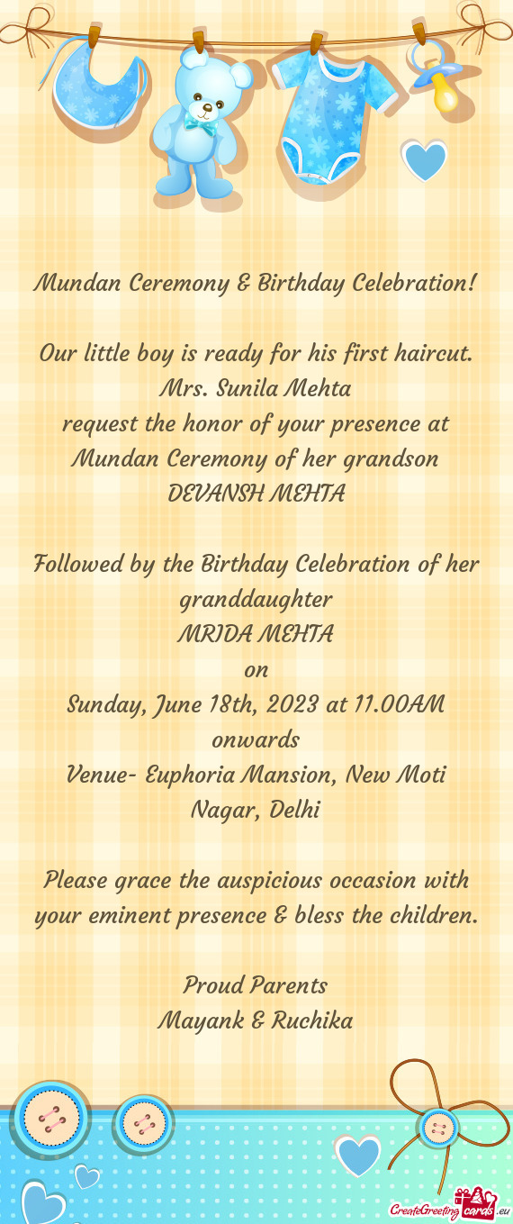 Mrs. Sunila Mehta