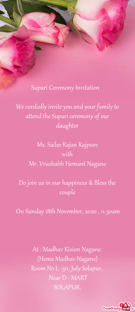 Ms. Sailee Rajan Rajpure