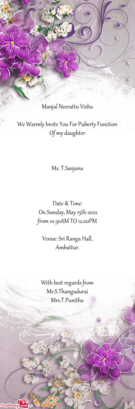 Ms. T.Sanjana