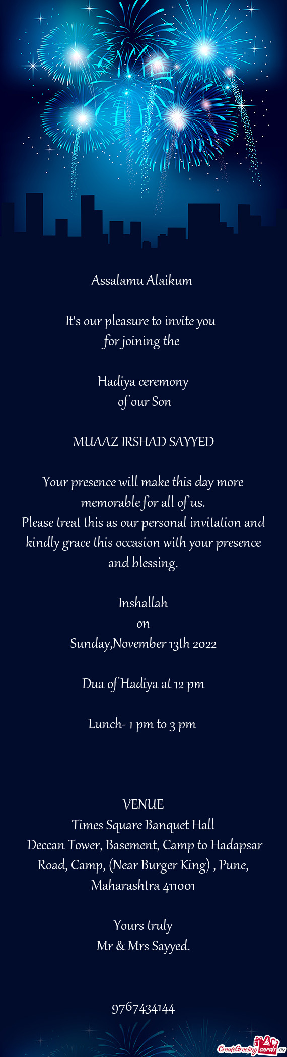 MUAAZ IRSHAD SAYYED