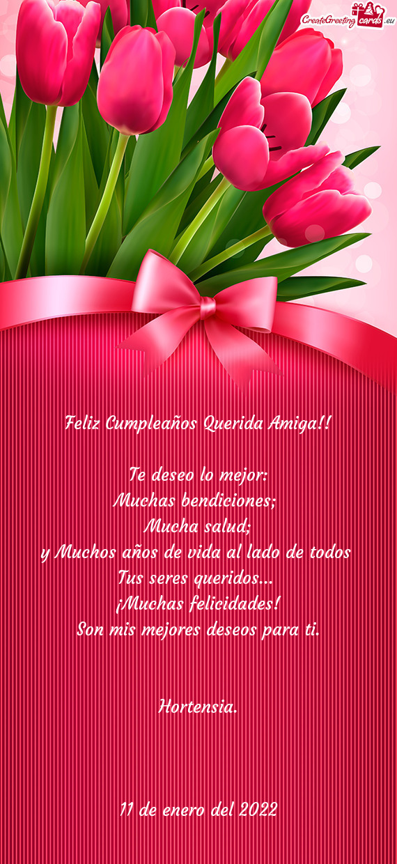 ?Muchas felicidades