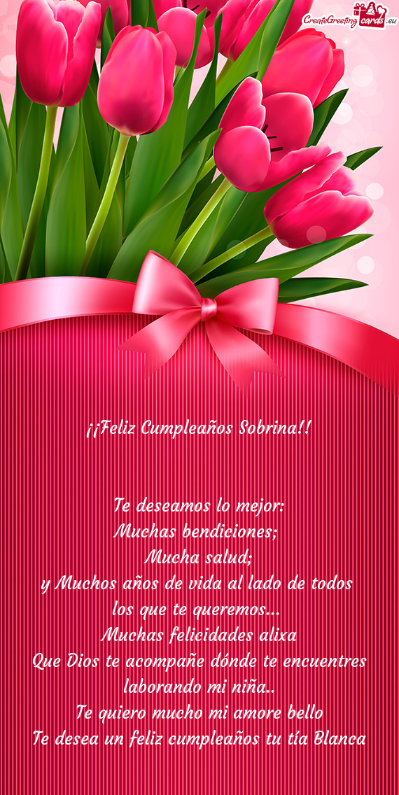 Muchas felicidades alixa