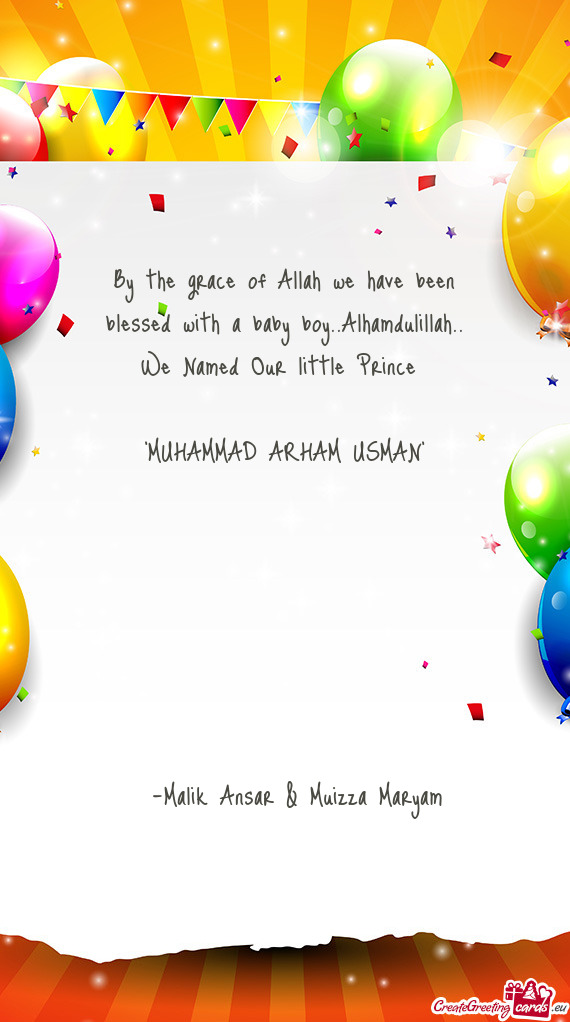 ‘MUHAMMAD ARHAM USMAN’