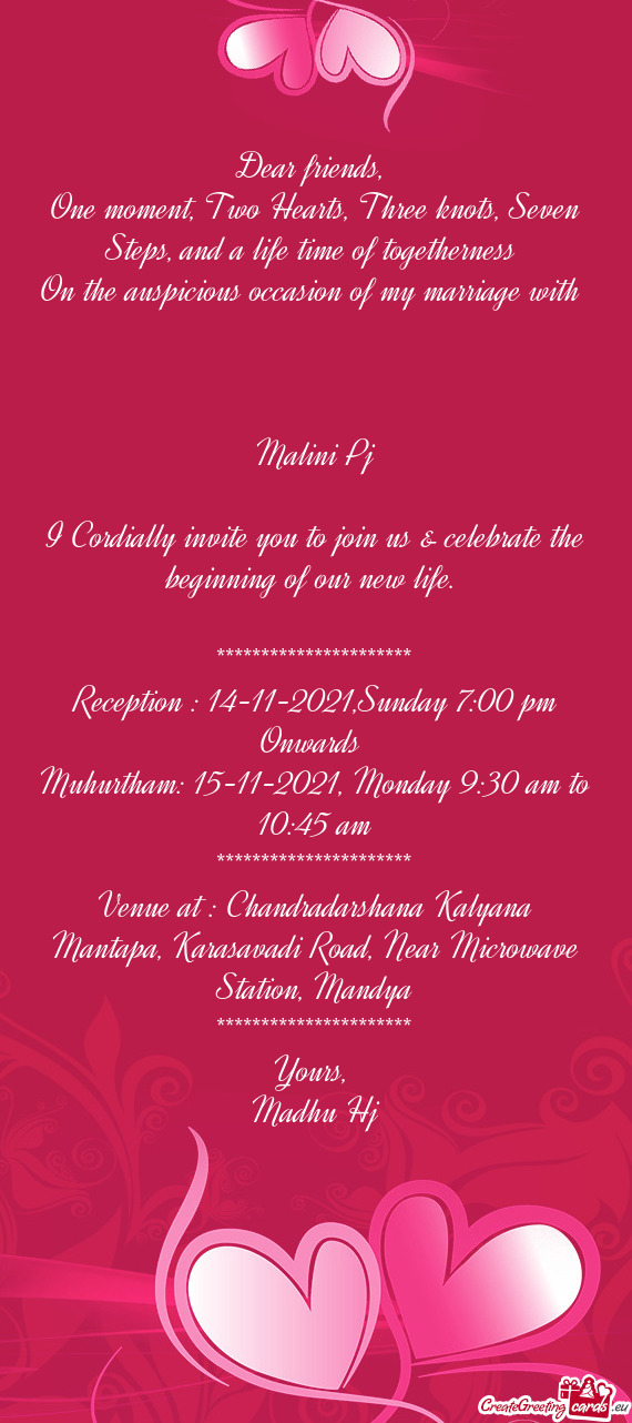 Muhurtham: 15-11-2021, Monday 9:30 am to 10:45 am