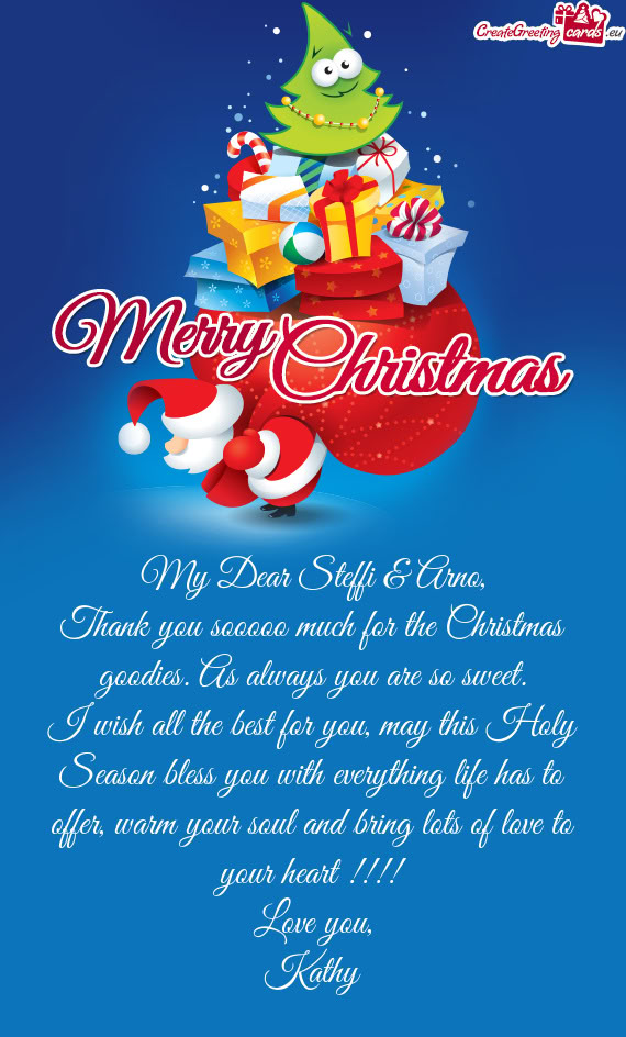 My Dear Steffi & Arno