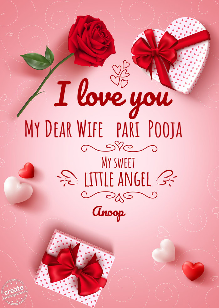 My Dear Wife 🌹pari💕Pooja💕 💞Anoop💞