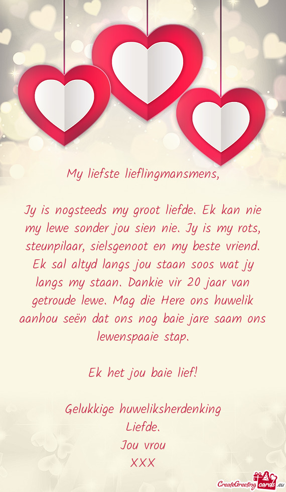 My liefste lieflingmansmens