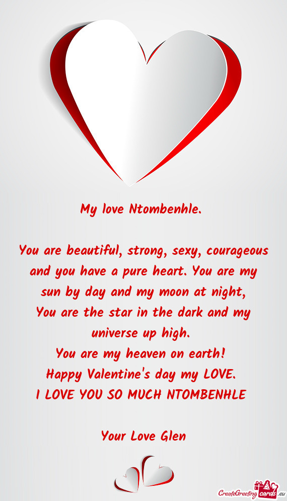 My love Ntombenhle