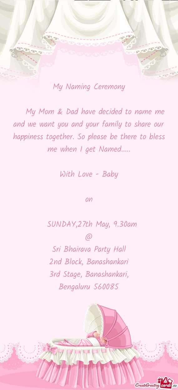 My Naming Ceremony