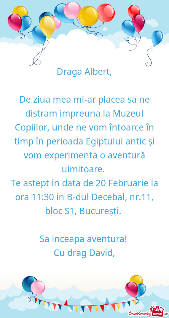 n perioada Egiptului antic și vom experimenta o aventură uimitoare