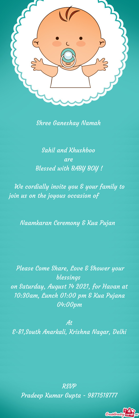 Naamkaran Ceremony & Kua Pujan