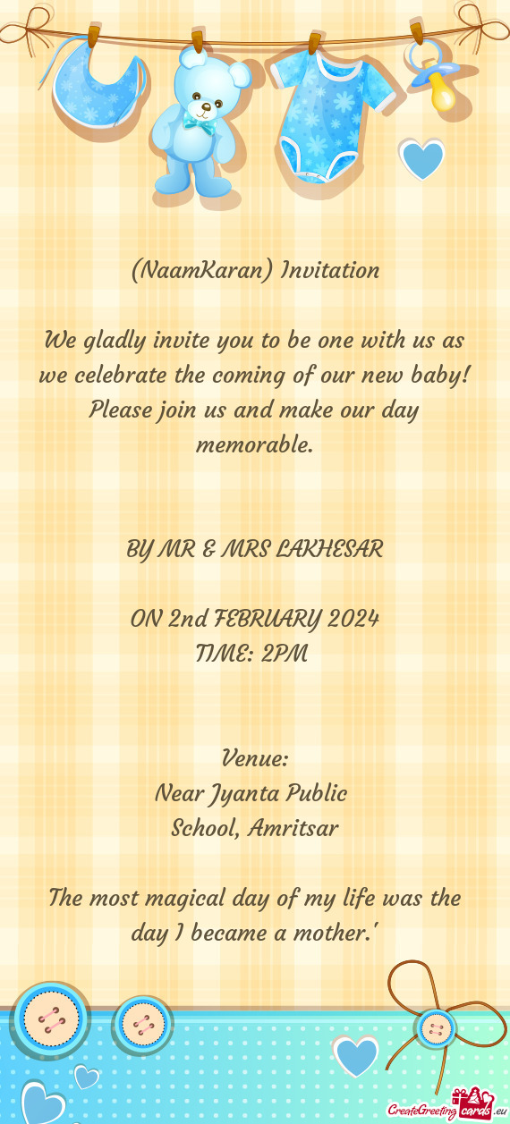 (NaamKaran) Invitation