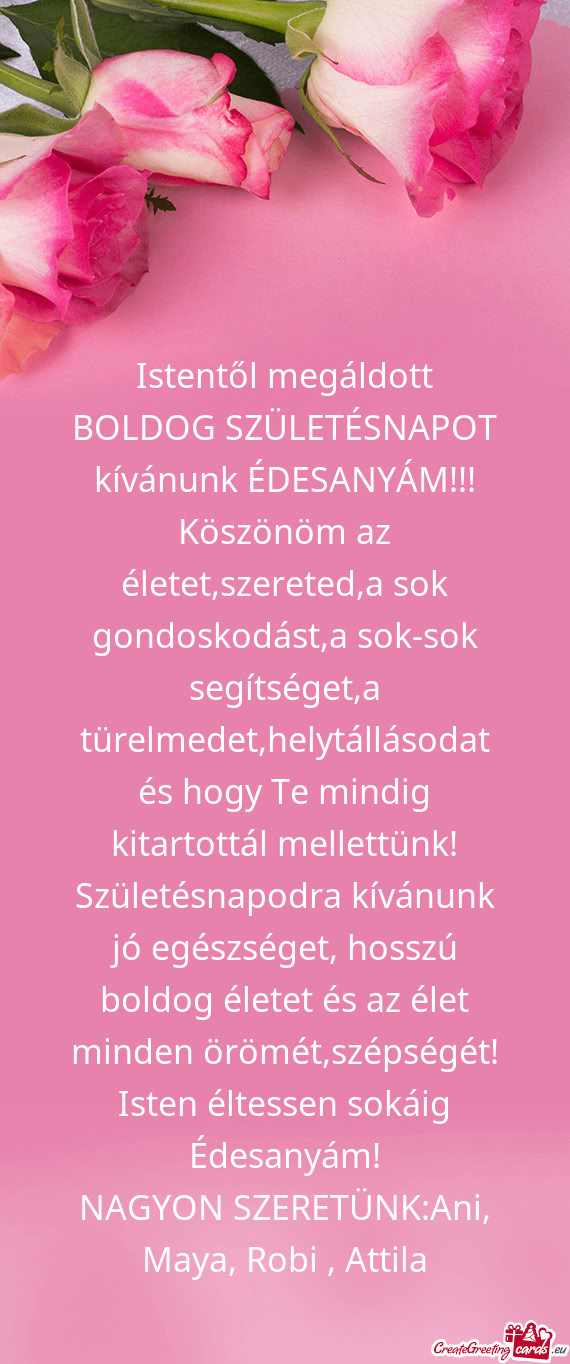 NAGYON SZERETÜNK:Ani, Maya, Robi , Attila