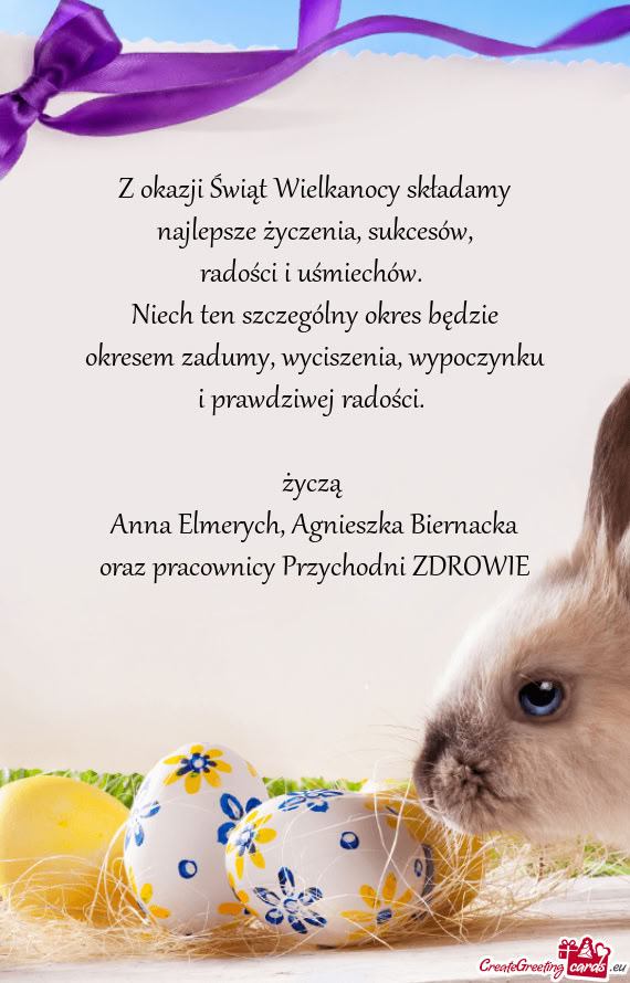 Najlepsze życzenia, sukcesów