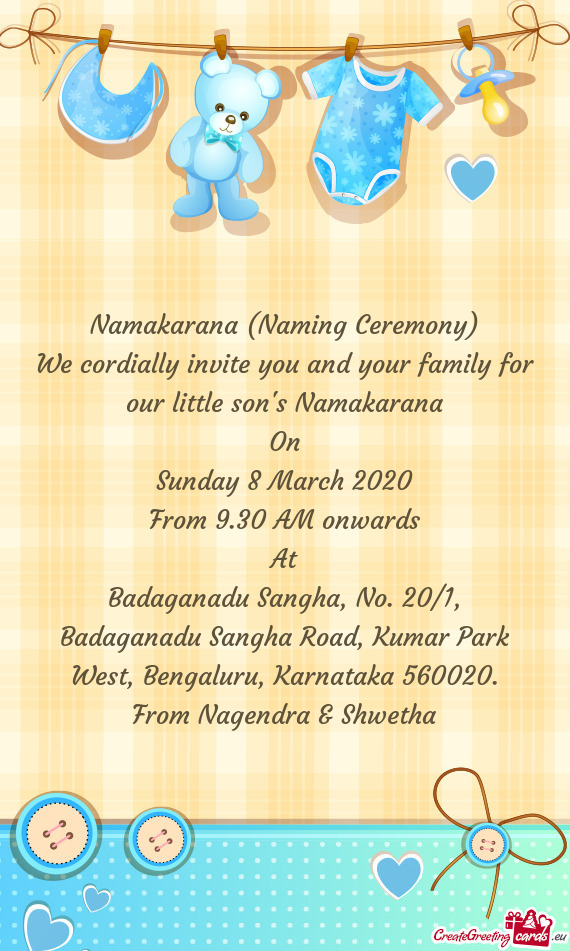 Namakarana (Naming Ceremony)