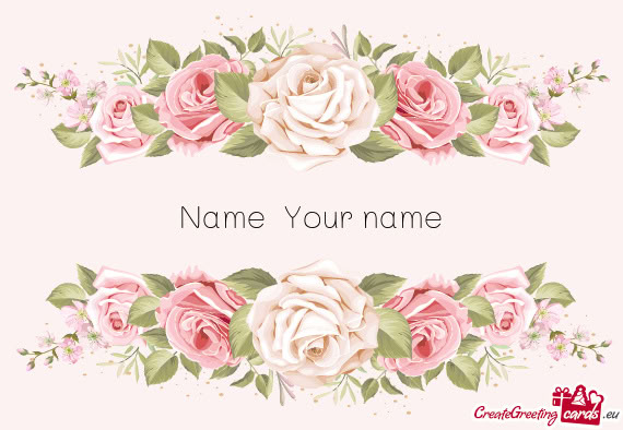 Name  Your name