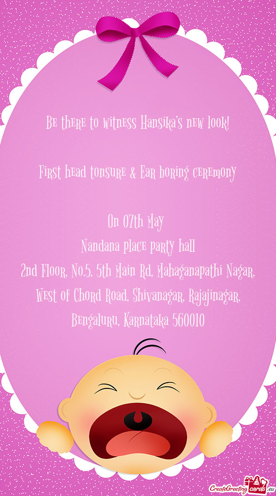 Nandana place party hall