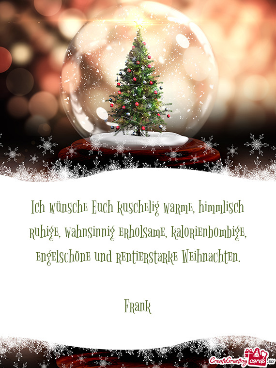 ?ne und rentierstarke Weihnachten