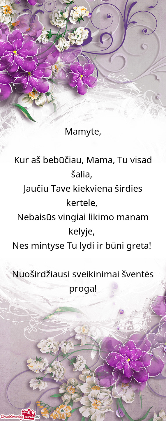 Nebaisūs vingiai likimo manam kelyje