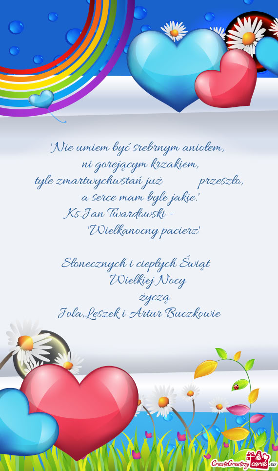 "Nie umiem być srebrnym aniołem