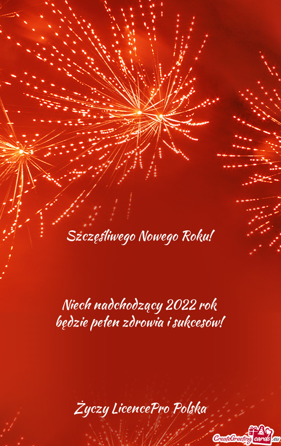 Niech nadchodzący 2022 rok