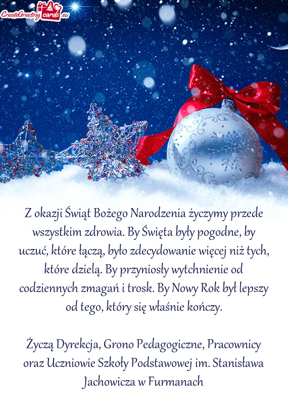 Nienie od codziennych zmagań i trosk. By Nowy Rok był lepszy od tego, który się właśnie kończ