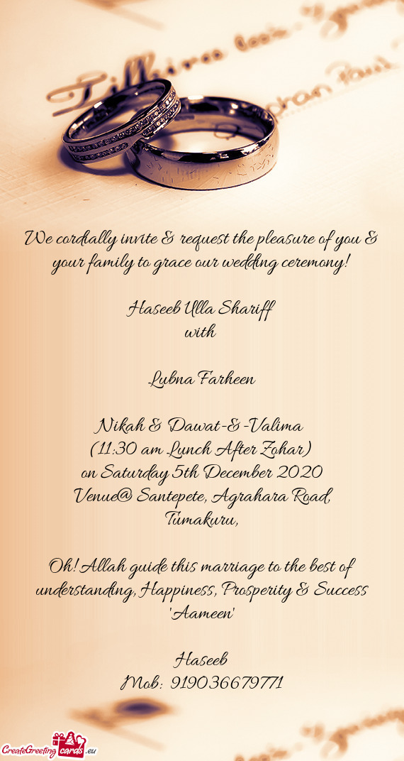 Nikah & Dawat-&-Valima