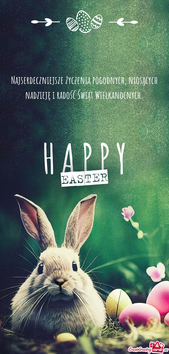 Niosących nadzieję i radość Świąt Wielkanocnych