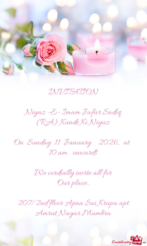 Niyaz -E- Imam Jafar Sadiq