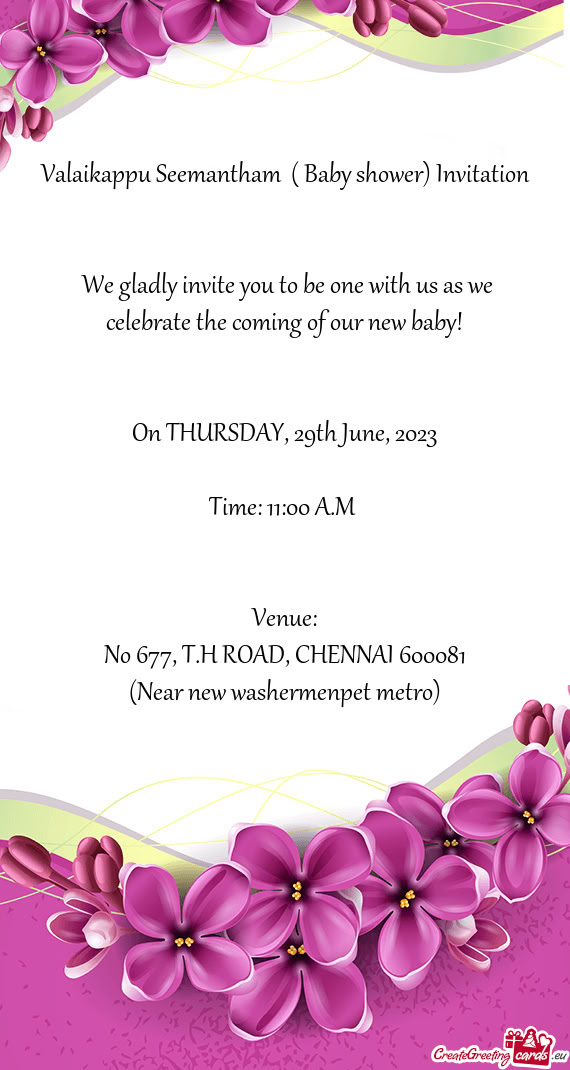 No 677, T.H ROAD, CHENNAI 600081