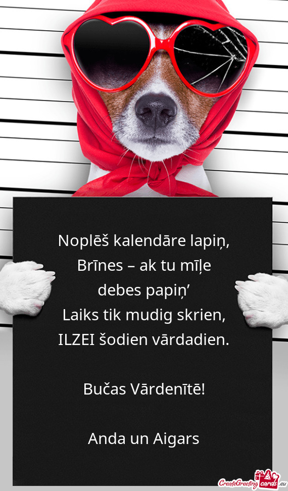 Noplēš kalendāre lapiņ